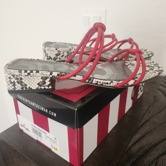 Red Slide Sandals - Picture 3 of 7